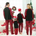 thumbnail image 4 of 2023 Joyeux Noël Pyjamas Filles Pyjamas de Noël à Carreaux Femmes Coton Bio Pyjamas de Noël Famille, 4 of 6