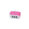 thumbnail image 2 of Universal Candy Color 3 USB Multi-Port ; Wall Wall Charger US Plug Wall Adapter Cube Block AC 110-220V 5V, 2 of 4