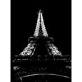 thumbnail image 2 of Sheffield, Jennings 19x24 Gold Ornate Wood Framed with Double Matting Museum Art Print Titled - Tour Eiffel la Nuit, 2 of 4