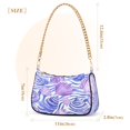 thumbnail image 3 of Ryvnso Seashells Conch on Wave Womens Chain Shoulder Bag Tote Handbags Clutch Hobo Purse with Zipper for Travel, 3 of 7