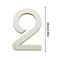 thumbnail image 2 of Birdeem Acrylic Number Plates, Stylish Decor, Self-Adhesive, 3D Engraved, Easy Diy, for Home & Office, 2 of 6
