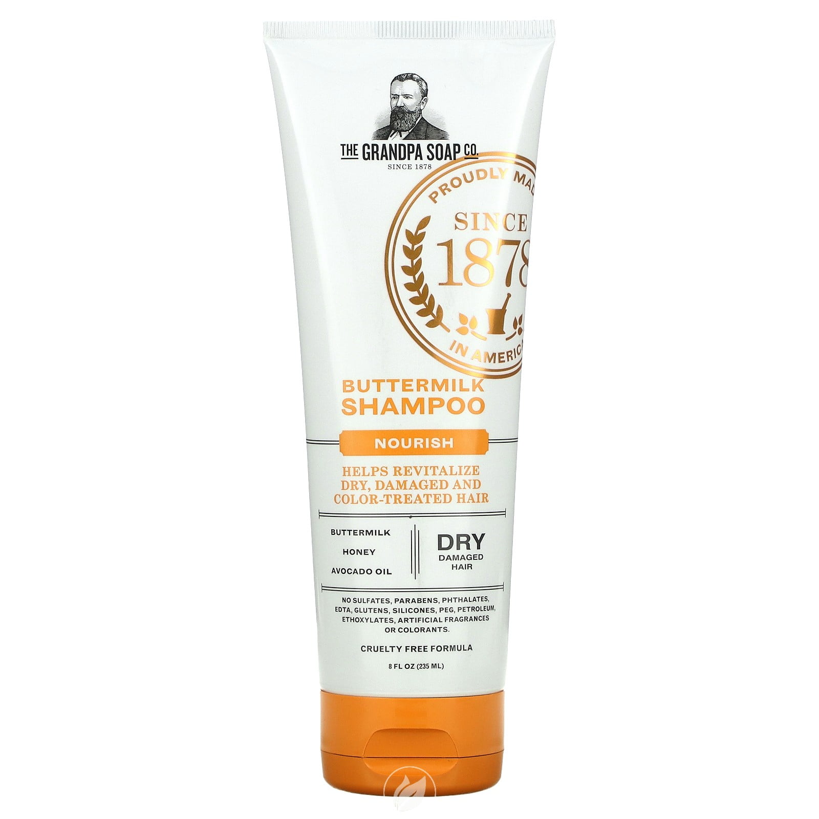 (3 Pack) Grandpa's Brands Shampoo Buttermilk 8oz