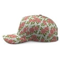 thumbnail image 3 of Watercolor Flower Pattern Dad Hat – Vintage Botanical Baseball Cap with Artistic Floral Print, Adjustable Comfortable Fit, 3 of 5