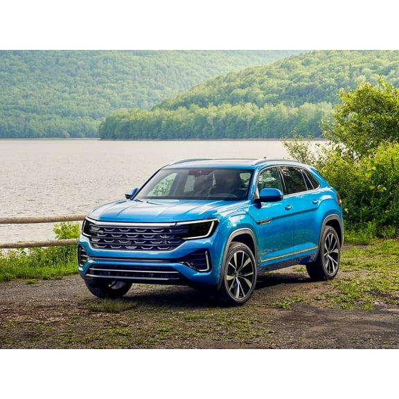 For The BlingLights Tinted Headlight Film Covers for 2024  Volkswagen Atlas Cross Sport