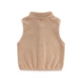 thumbnail image 5 of Fesfesfes Girls Jackets Toddler Baby Boys Girls Solid Color Plush Cute Winter Casual Keep Warm Singlet Coat Singlet Clearance, 5 of 9