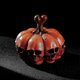 thumbnail image 3 of Luminous Resin Skull Pumpkin Lantern, Garden Decoration, Horror Ornaments, 3 of 5