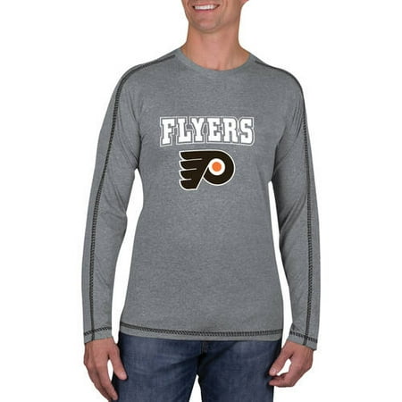 Philadelphia Flyers Bag - NHL Philadelphia Flyers Men's Athletic-Fit Long Sleeve Impact Tee Shirt