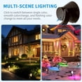 thumbnail image 6 of 8-Pack Low Voltage Landscape Lighting with RGB+CCT Color Changing, 10W, 600LM, 12-24V AC/DC, Wet Location, Landscape Spot Lights Outdoor for Garden Tree Yard Uplighting, Bronze, ETL Listed, 6 of 11