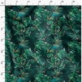 thumbnail image 3 of Soimoi Polyester Fleece Green Fabric By the Yard - 56 Inch Wide - Leaves Pattern Fabric - Botanical and Elegant Designs for Various Uses Printed Fabric, 3 of 6