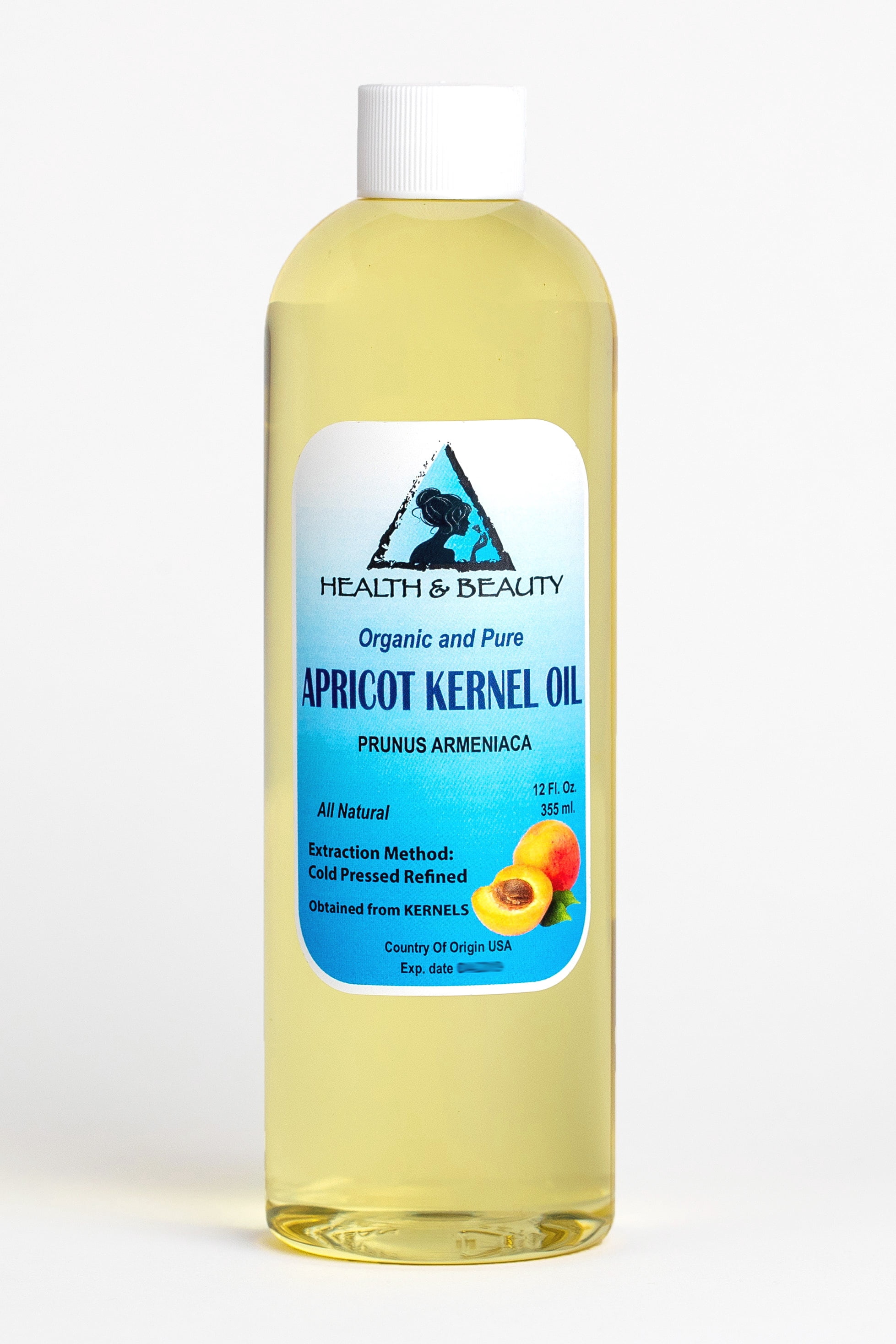 Apricot Kernel Oil Refined Organic Carrier Cold Pressed 100% Pure 36 oz
