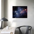 thumbnail image 3 of ARISTURING  Canvas Wall Art Galaxy Nebula Starry Cosmic Painting Pictures Panoramic Canvas Arotwork Universe Stars Outer Space Wall Art for Home Office Decoration Framed Ready to Hang, 3 of 4
