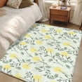 thumbnail image 4 of Area Rugs 2.7'x5', Yellow Spring Floral Carpet for Living Room Bedroom Dining Room, Flowers Leaves Pastoral Botanical Throw Kitchen Rugs Non Slip Washable Rectangle Indoor Outdoor Rugs, 4 of 8