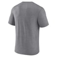 thumbnail image 3 of Men's  Heather Gray Minnesota Vikings Hot Route Tri-Blend T-Shirt, 3 of 3