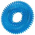 thumbnail image 1 of Pet Chew Toy Rubber Solid Color Squeaky Dog Teething Toy Dog Ring Toy for Puppy, 1 of 10