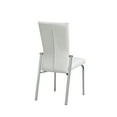 thumbnail image 2 of Somette  Monique Motion Back Side Chair, Set of 2 White, 2 of 5