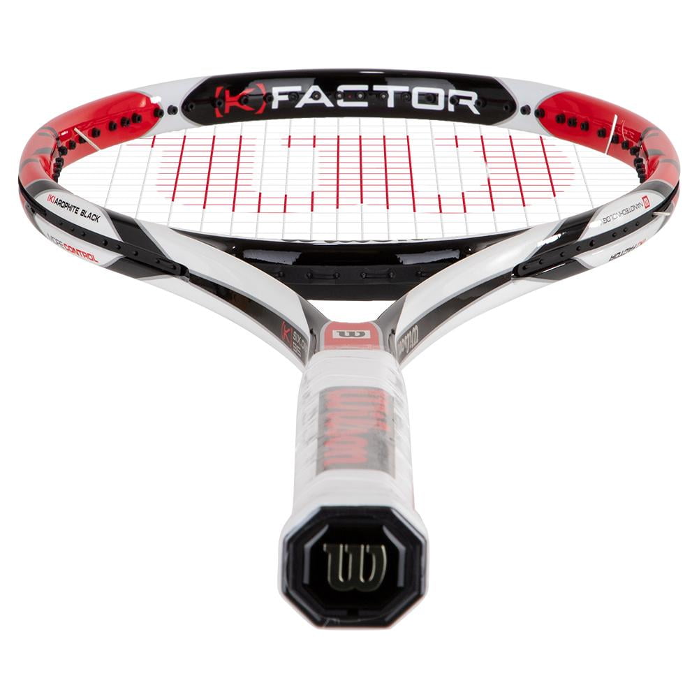 lijn Voordracht Theoretisch Wilson K Factor KSix-One 95 (18x20) Racquets ( 4_5/8 Black, Red and White )  - Walmart.com