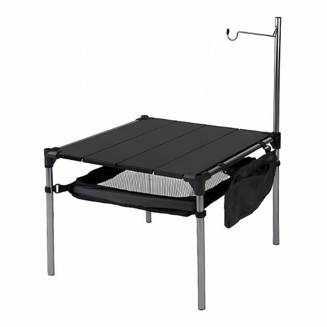 Mesa Plegable para Acampar Al Aire Libre Mesa Plegable Portátil Aleación Aluminio Mesa Comedor para Acampar Con Soporte (mesa Pequeña)