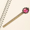 thumbnail image 3 of Valentine's Day Reading in Style: Lace Bookmark in Antique Bronze, the Gift for Book Lovers and Readers Accessory, 3 of 5