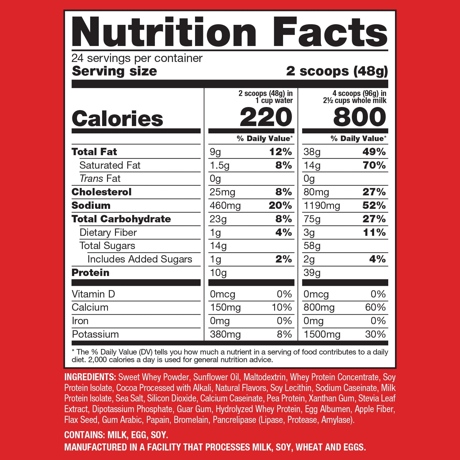 Naturade - All Natural Weight Gain Drink Mix - w/Carbohydrates & Protein - Chocolate, 20.3 Oz