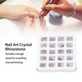thumbnail image 3 of 20PCS Nail Art Crystal Rhinestone Bling, Nail Crystals Heart Rectangular Rhinestones  for Women DIY Craft Jewelry Nail Design, Portable Enough for Travel and Performances Scenes, 3 of 7