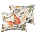 thumbnail image 5 of Barefoot Bungalow Willow Rustic Forest Friends Reversible Pillow Sham, Natural, Standard, 5 of 8