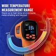 thumbnail image 3 of VEVOR Infrared Thermometer, -40~2732°F Dual Laser Temperature Gun Non-Contact, Handheld IR Heat Temperature Gun with Adjustable Emissivity for Metal Smelting/Cooking/Pizza Oven/Engine(Not for Human), 3 of 9
