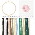 thumbnail image 4 of Embroidery Kit DIY Plant Creative Cross Stitch Kit with Cloth and Needle, 4 of 10