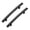 Black, variant on 5 Pack Cabinet Handles 3" Hole Center - Curved Cabinet Pulls Brushed Nickel Drawer Pulls for Kitchen Cupboard Solid Hardware for Dresser Drawer Arch Hardware