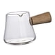 thumbnail image 5 of Taza Medidora de cafe expreso Macarena jarra de vidrio transparente Mango de madera 60ml, 5 of 8