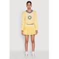thumbnail image 2 of Womens Graphic V Neck Varsity Sweatshirt, 2 of 5
