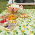 thumbnail image 2 of 80" x 120" Sandproof Waterproof Picnic Blanket, Beach Mat for Outdoor Camping Hiking Park, Portable with Tote Bag,Non-Stick to Sand and Grass,Foldable for Indoor and Outdoor Use (Green Leaf), 2 of 8