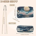 thumbnail image 4 of FORMRS Women Crossbody Purse with Chain Strap Vegan Leather Shoulder Handbag, Rolling Waves, 4 of 7