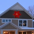thumbnail image 5 of Mr. Christmas 35 in. Outdoor Twinkling LED Poinsettia, 5 of 7