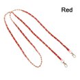 thumbnail image 1 of Sturdy Durable Bag Parts Replaceable Handbag Accessory Adjustable hardware Bag Chain Crossbody Bag Belt PU Leather Bag Strap Metal Purse Strap RED, 1 of 8