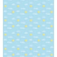 thumbnail image 3 of Ambesonne Pale Blue Duvet Cover Sets, Clouds and Sun, 2-King, Pale Blue Yellow, 3 of 7