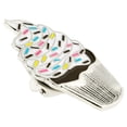 thumbnail image 2 of PinMart's Cute Birthday Cupcake Celebration Dessert Enamel Lapel Pin, 2 of 3
