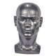 thumbnail image 1 of Cabeza de maniquí masculino, cabeza de peluca calva, modelo de exhibición de peluca, exhibición de sombrero, versátil, cabeza de modelo de joyería , Gris Argenta, 1 of 8