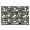 thumbnail image 1 of Taupe Cutting Board, Grunge Circles Dots Brushstrokes Hand Painted Modern Design Messy Artistical, Decorative Tempered Glass Cutting and Serving Board, Large Size, Black White Taupe, by Ambesonne, 1 of 1