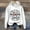 White, variant on Babysbule Christmas Shirts for Women Printed Round Neck Long Sleeved Loose Fitting Sweater Clearance Tops Fashion