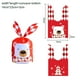 thumbnail image 3 of 10/20 piezas de bolsas de plástico para dulces navideños con forma de orejas de conejo, bolsas de cartón para dulces de Papá Noel y muñeco de nieve para galletas navideñas, suministros de embalaje par, 3 of 5