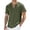 Army Green, variant on Linen Shirts for Men 2026 Summer Short Sleeve Casual Loose Raw Edge Henley T Shirts Lightweight Beach Vacation Shirt