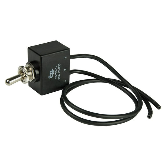 4" Black BEP Marine SPST Durable Sealed Toggle Switch