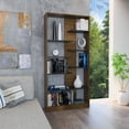 thumbnail image 2 of Librero Soria Cobre y Wengue Virtual Muebles, 2 of 8
