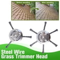 thumbnail image 3 of 6 Inch Stainless Steel Wire Trimmer Head Replacement for Lawn Weed Remover Tools, 3 of 8