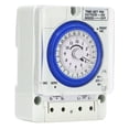 thumbnail image 1 of Mechanical Timer, 100-240V AC Battery Powered Time Switch 24 Hours  For Light, 1 of 8