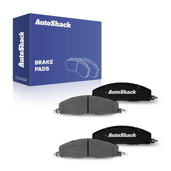 AutoShack Rear Ceramic Brake Pad Set for Ram & Dodge, 2500 2011-2018 3500 2011-2018 1500 2012 Ram 2500 2009-2010 Ram 3500 2009-2010, 4WD RWD L6 5.9L 6.7L V6 3.7L V8 4.7L 5.7L 6.4L