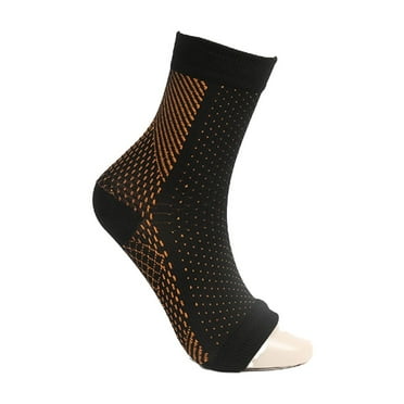 AUQ Ankle Sleeve,Breathable Neuropathy Socks for All-Day Wear,Ergonomic Ankle Brace for Superior Support