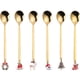 thumbnail image 1 of 6 cucharas de café navideñas de acero inoxidable para helado, sopa, azúcar, postre, cucharillas para mezclar, vajilla de cocina, 1 of 5