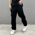 thumbnail image 3 of Men Baggy Printed Jeans Hip Hop Teenager Boy Streetwear Skateboard Y2K Trousers, 3 of 9
