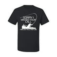 thumbnail image 2 of Missed Your Call Fishing Line Joke Fishing Men's Graphic T-Shirt, Black, Small, 2 of 3